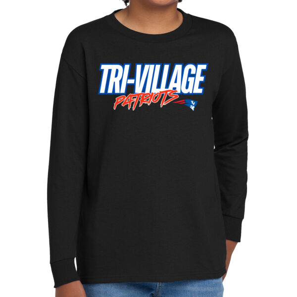 TV Patriots - Youth Heavy Cotton 100% Cotton Long Sleeve T Shirt Thumbnail