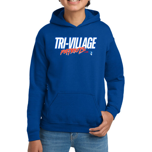 TV Patriots - Youth Heavy Blend Hooded Sweatshirt Thumbnail