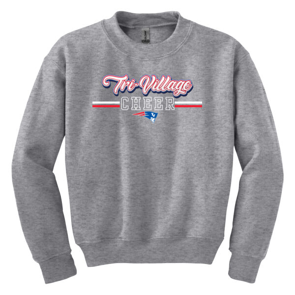 TV Cursive Cheer - Youth Heavy Blend Crewneck Sweatshirt Thumbnail