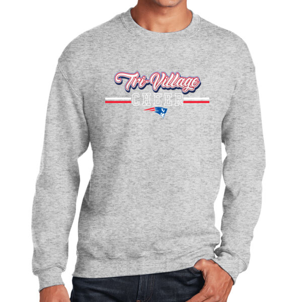 TV Cursive Cheer - Heavy Blend Crewneck Sweatshirt Thumbnail