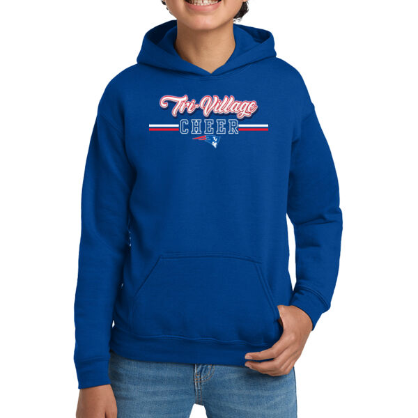 TV Cursive Cheer - Youth Heavy Blend Hooded Sweatshirt Thumbnail
