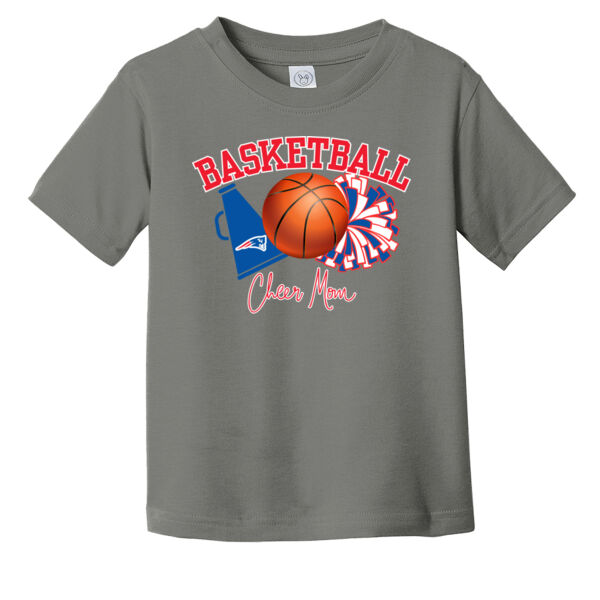 Basketball Cheer Mom - Toddler Fine Jersey Tee Thumbnail