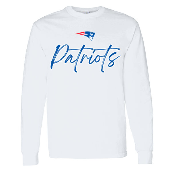Calligraphy Patriots - Heavy Cotton 100% Cotton Long Sleeve T Shirt Thumbnail