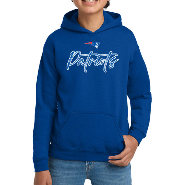 Calligraphy Patriots - Youth Heavy Blend Hooded Sweatshirt Thumbnail