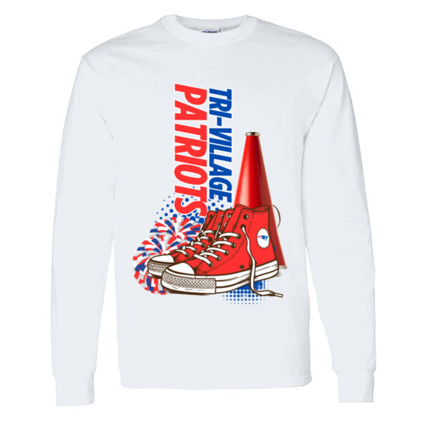 Cheer Sneakers - Heavy Cotton 100% Cotton Long Sleeve T Shirt Thumbnail