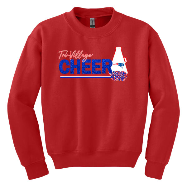 TV Cheer Glitter - Youth Heavy Blend Crewneck Sweatshirt Thumbnail