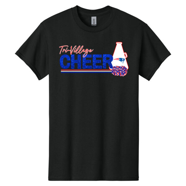 TV Cheer Glitter - Heavy Cotton 100% Cotton T Shirt Thumbnail