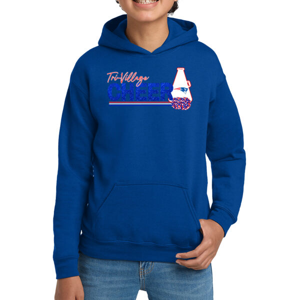 TV Cheer Glitter - Youth Heavy Blend Hooded Sweatshirt Thumbnail