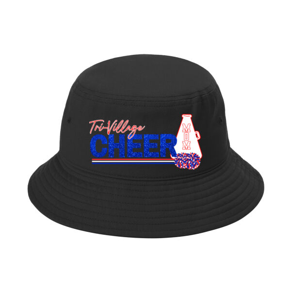 TV Cheer Mom - Twill Classic Bucket Hat Thumbnail