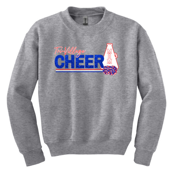 TV Cheer Mom - Youth Heavy Blend Crewneck Sweatshirt Thumbnail