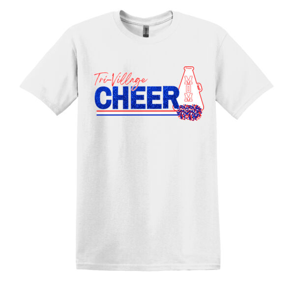 TV Cheer Mom - Heavy Cotton 100% Cotton T Shirt Thumbnail