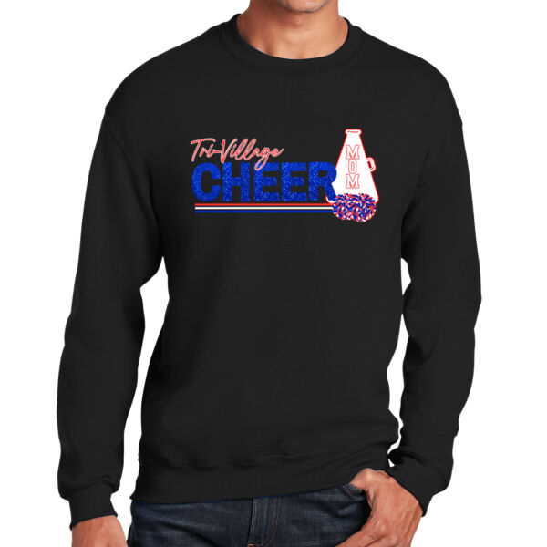 TV Cheer Mom - Heavy Blend Crewneck Sweatshirt Thumbnail