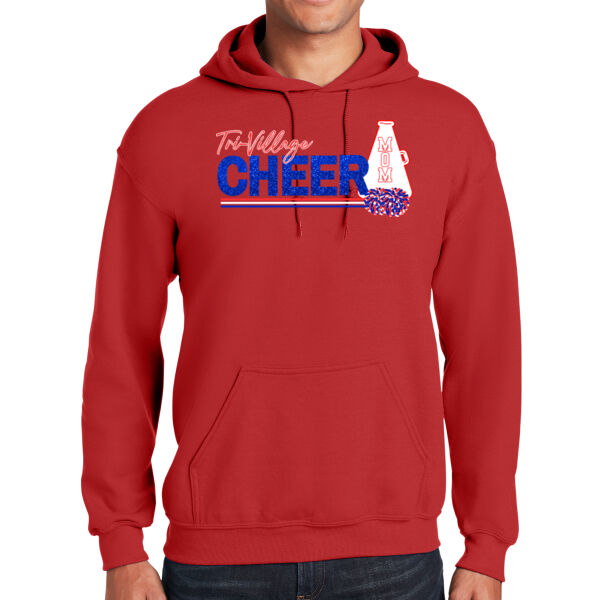 TV Cheer Mom - Heavy Blend Hooded Sweatshirt Thumbnail
